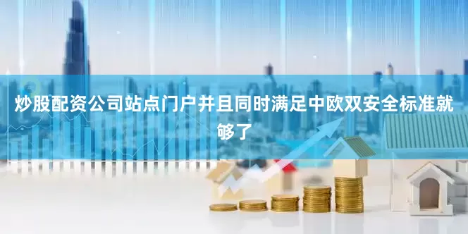 炒股配资公司站点门户并且同时满足中欧双安全标准就够了