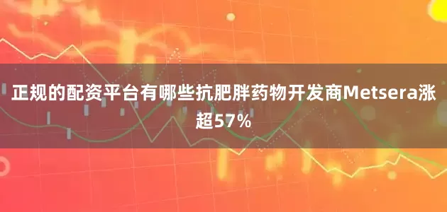 正规的配资平台有哪些抗肥胖药物开发商Metsera涨超57%